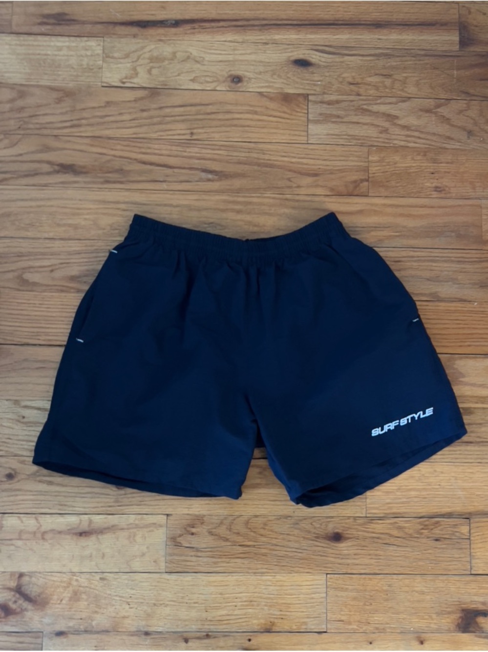 Surf Style Navy Blue Body Gear Men’s Board Shorts with Logo